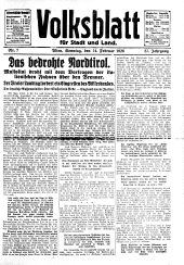 Volksblatt für Stadt und Land