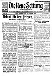 Die neue Zeitung