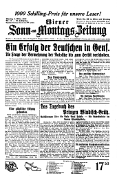 Wiener Sonn- und Montags-Zeitung