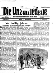 Die Unzufriedene