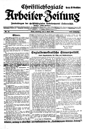 Christlich-soziale Arbeiter-Zeitung