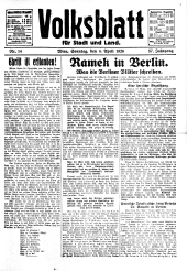 Volksblatt für Stadt und Land