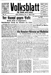 Volksblatt für Stadt und Land