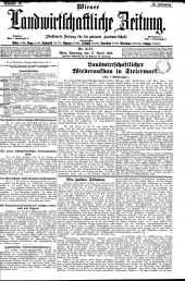 Wiener Landwirtschaftliche Zeitung