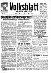 Volksblatt für Stadt und Land