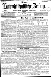 Wiener Landwirtschaftliche Zeitung