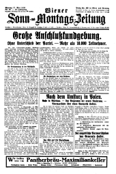 Wiener Sonn- und Montags-Zeitung