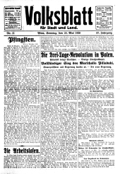 Volksblatt für Stadt und Land