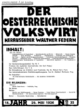 Der österreichische Volkswirt