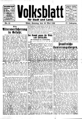 Volksblatt für Stadt und Land