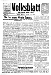 Volksblatt für Stadt und Land