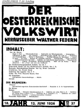 Der österreichische Volkswirt