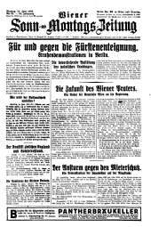 Wiener Sonn- und Montags-Zeitung