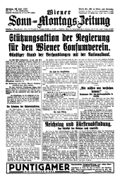 Wiener Sonn- und Montags-Zeitung