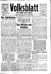 Volksblatt für Stadt und Land