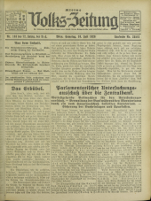 (Österreichische) Volks-Zeitung