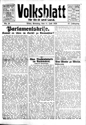 Volksblatt für Stadt und Land