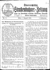 Österreichische Straßenbahner-Zeitung