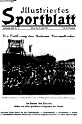 Illustriertes (Österreichisches) Sportblatt