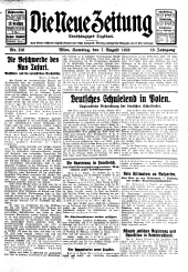 Die neue Zeitung