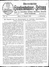 Österreichische Straßenbahner-Zeitung