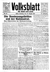 Volksblatt für Stadt und Land