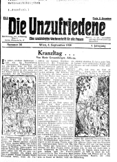 Die Unzufriedene