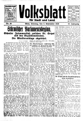 Volksblatt für Stadt und Land