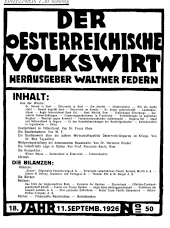 Der österreichische Volkswirt