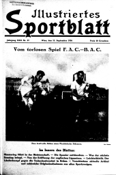 Illustriertes (Österreichisches) Sportblatt