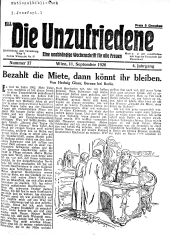 Die Unzufriedene