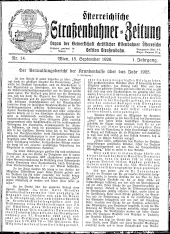 Österreichische Straßenbahner-Zeitung