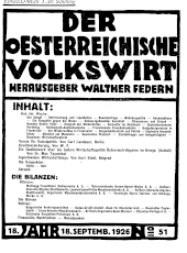 Der österreichische Volkswirt