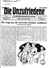 Die Unzufriedene