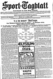 (Wiener) Sporttagblatt