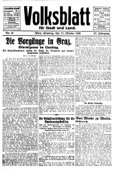 Volksblatt für Stadt und Land