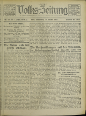 (Österreichische) Volks-Zeitung