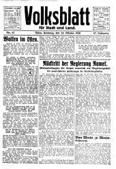 Volksblatt für Stadt und Land