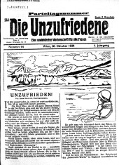 Die Unzufriedene