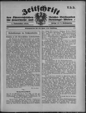 Zeitschrift d. Österr. Reichs-Verbandes f. Feuerwehr- und Rettungswesen