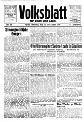 Volksblatt für Stadt und Land