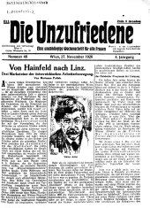 Die Unzufriedene