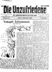 Die Unzufriedene