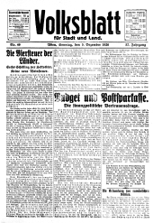 Volksblatt für Stadt und Land