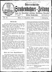 Österreichische Straßenbahner-Zeitung