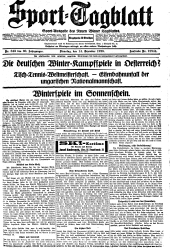 (Wiener) Sporttagblatt