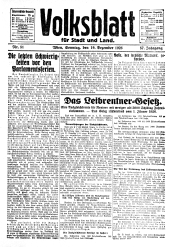 Volksblatt für Stadt und Land