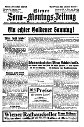 Wiener Sonn- und Montags-Zeitung