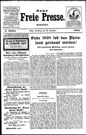 Neue Freie Presse