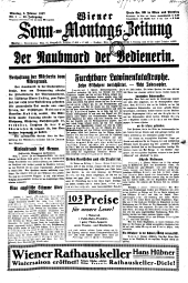 Wiener Sonn- und Montags-Zeitung